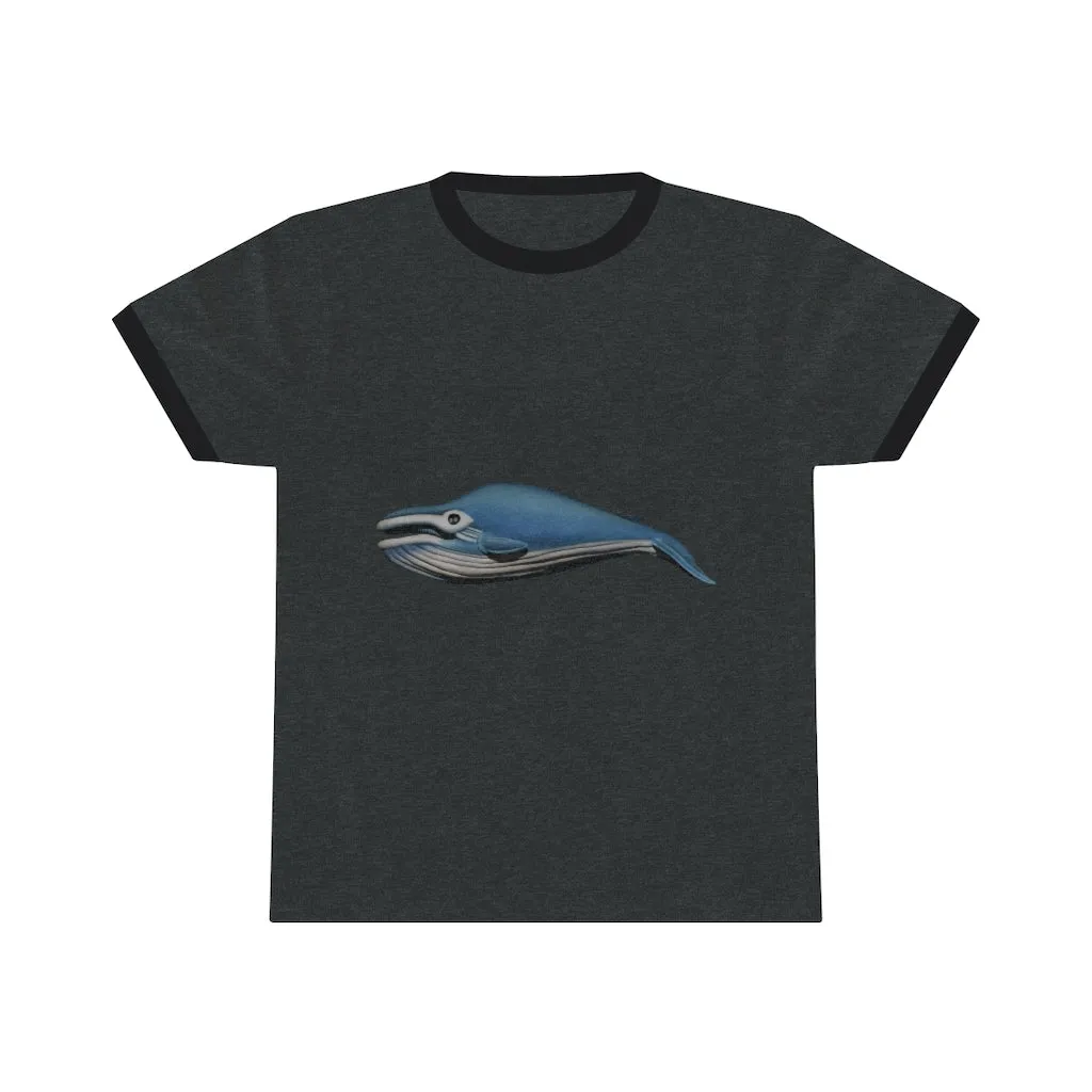 Whale Unisex Ringer Tee