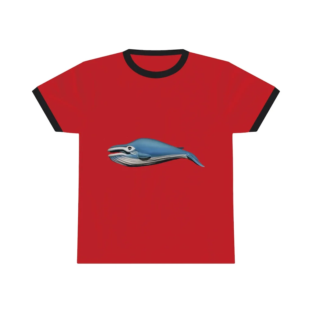 Whale Unisex Ringer Tee