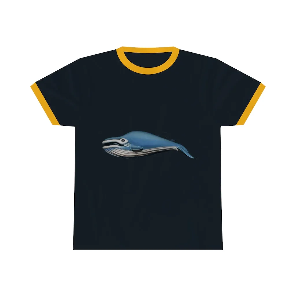 Whale Unisex Ringer Tee