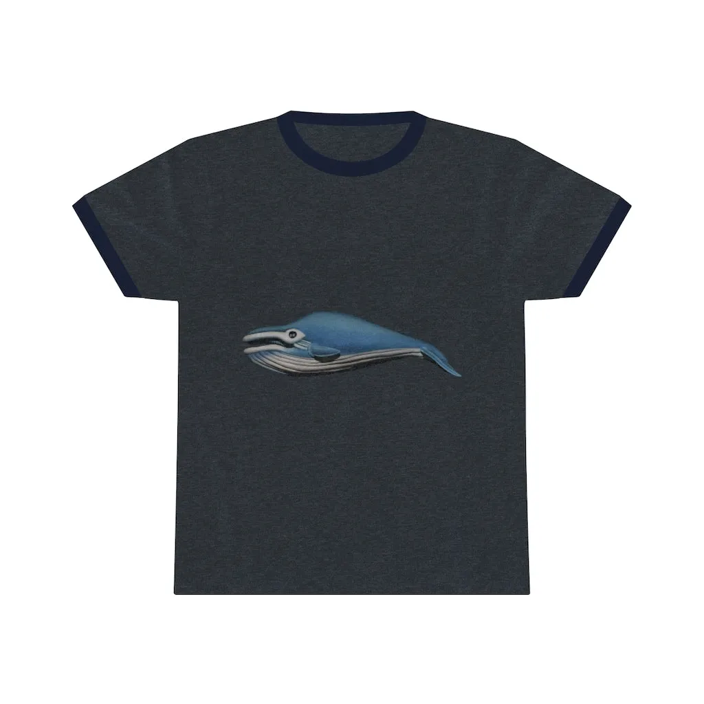 Whale Unisex Ringer Tee