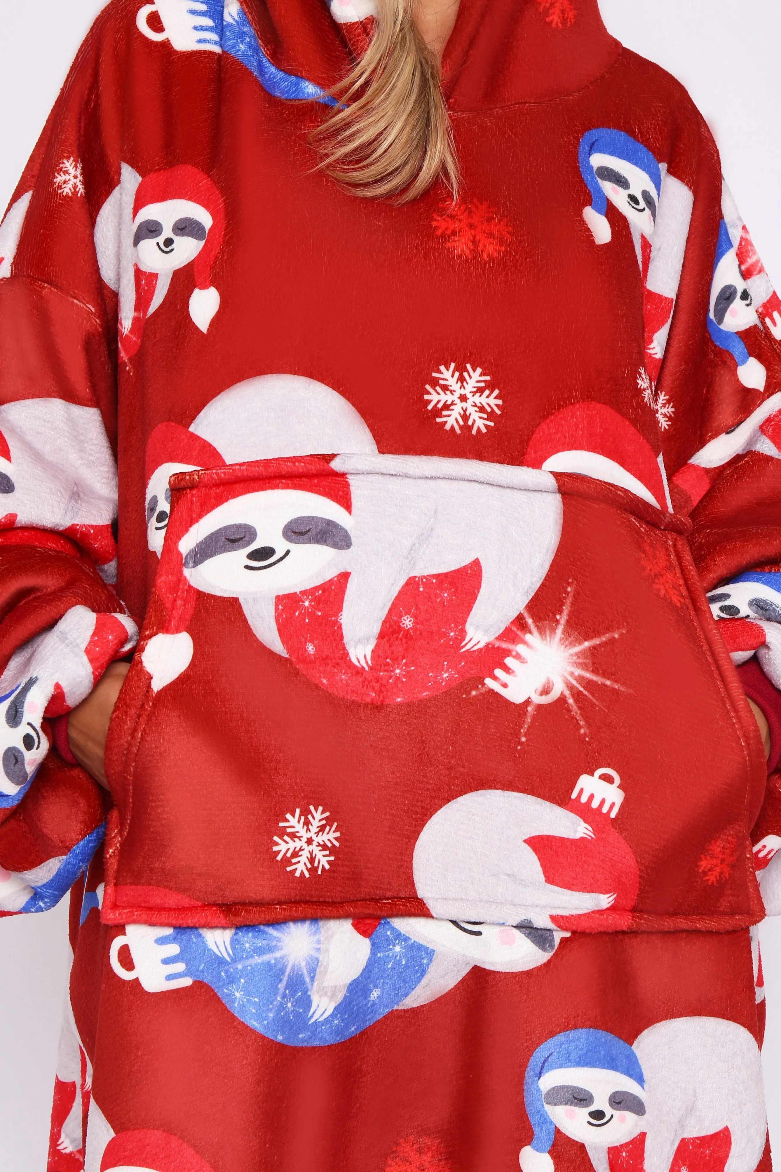 Xmas Sloth Hoodie