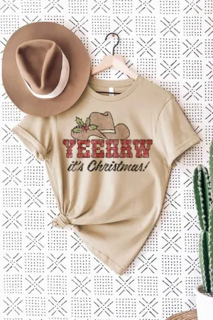 YEEHAW COUNTRY CHRISTMAS GRAPHIC PLUS SIZE TEE