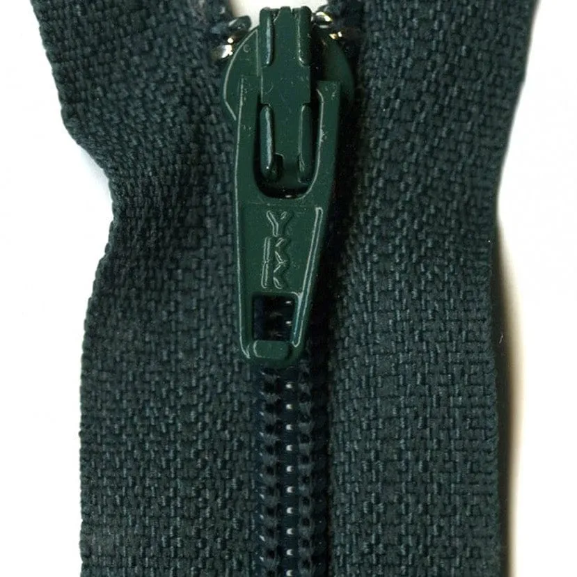 Ziplon Regular Zipper in Dark Green